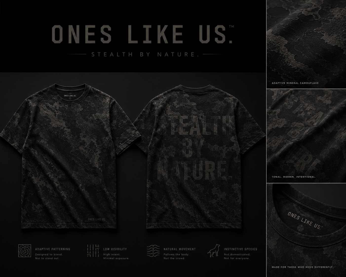 Stealth by Nature/ front and back